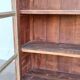 Old wooden glass cabinet