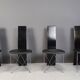 Set of 4 Concorde Dining Chairs with Leather Seats by Torstein Flatøy for Bahus