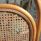Vintage screen - cane and rattan -