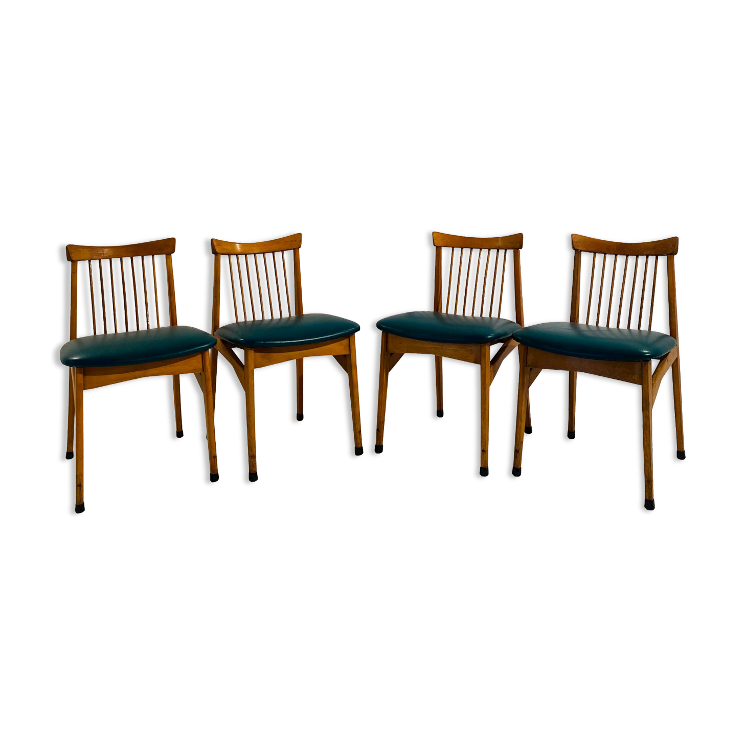 Vintage dining chairs, set of four, Italy 1960s