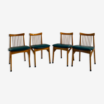 Vintage dining chairs, set of four, Italy 1960s