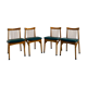Vintage dining chairs, set of four, Italy 1960s