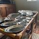 Ensemble de plats inox