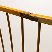 Ancien parc pour enfant pliant en bois, 1950