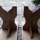 Paire de bancs rustiques 265 cm