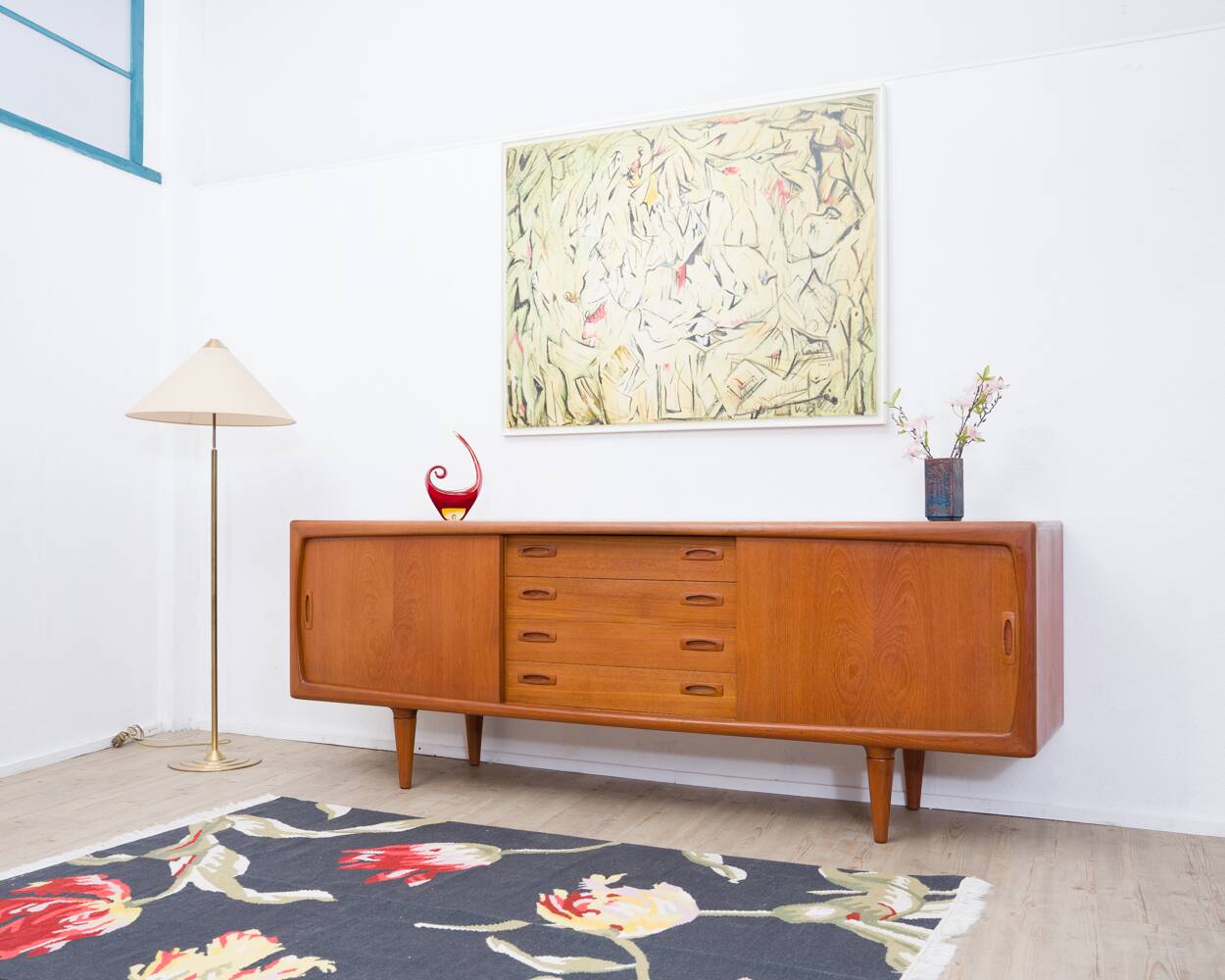 Teak enfilade, H.P Hansen Made in Denmark