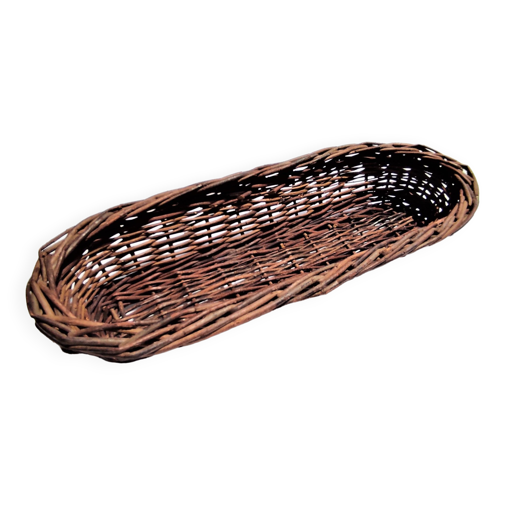 Old woven chestnut basket