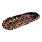 Panier en châtaignier tressé ancien