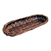 Panier en châtaignier tressé ancien