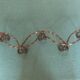 Vintage wrought iron coat/patère with 5 hooks