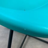 Fauteuil de Niels Gammelgaard modèle Lips pour Ikea bleu, vert