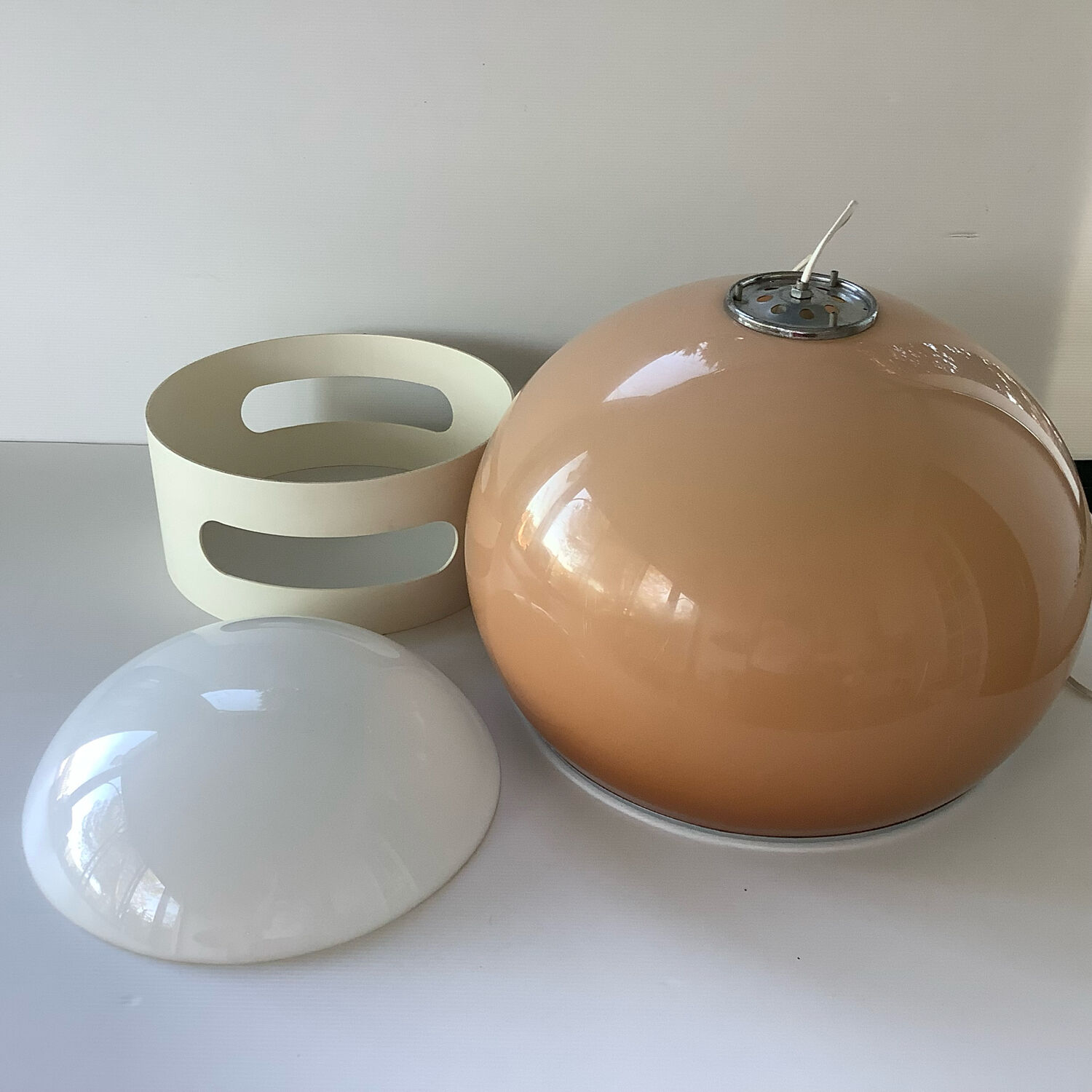 Harvey Guzzini Lamp Clan De Sol Meblo Grand Model Ochre Beige Iconiq