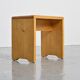 Pine stool from Les Arcs, circa 1975