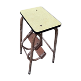 Yellow formica stool stepladder step