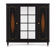 Art Deco style walnut veneer wardrobe – 4 doors and mirror