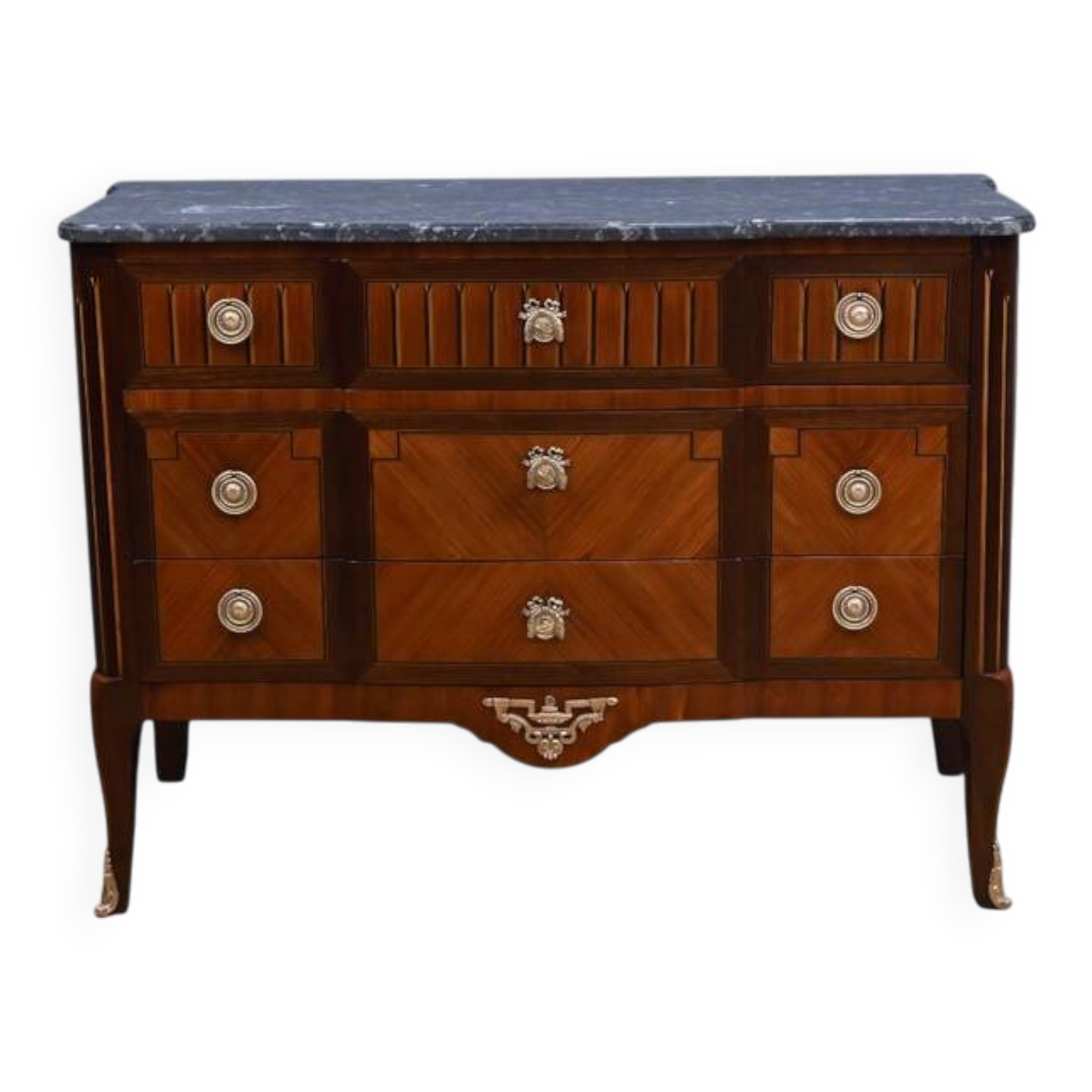 Mahogany and Rosewood Commode, Louis XVI style – 1st part of the 20th century