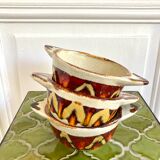 3 stoneware bowls with Saint Clément ears