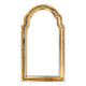 French gilt Louis Philip style mirror decorated with smoked mirror glass