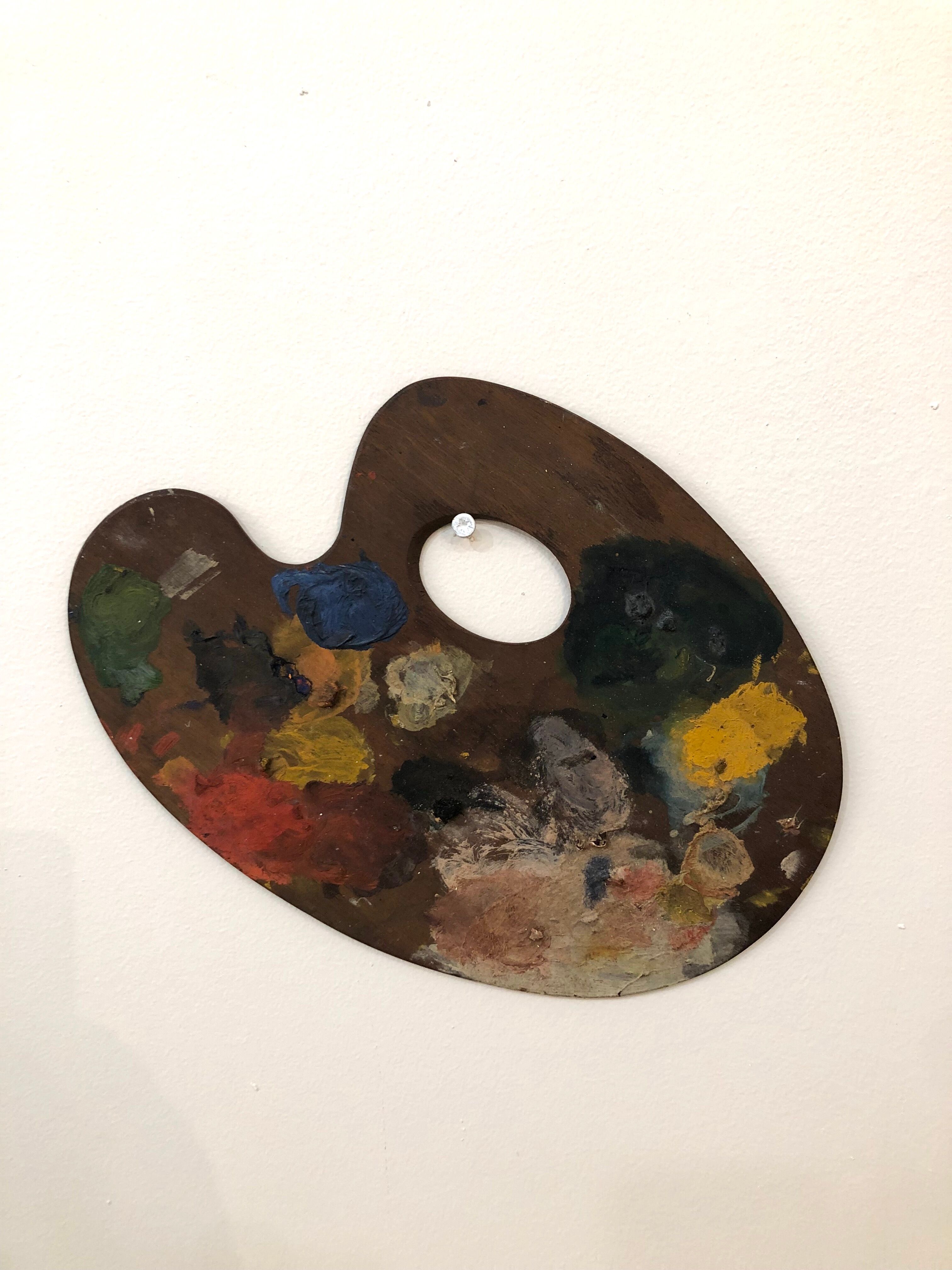 Wooden painter's palette