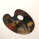 Palette de peintre en bois