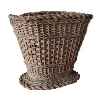 Old rattan basket