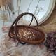 Vintage bamboo basket