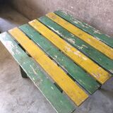 Vintage patinated garden table