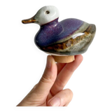 11 cm duck in vintage earthenware from the 80s
