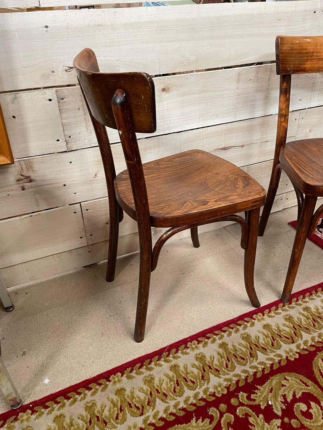 Pair thonet bistro chair Czechoslovakia year 30/40