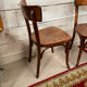 Pair thonet bistro chair Czechoslovakia year 30/40