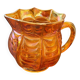 Iridescent glass jug