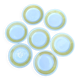 Assiettes à dessert, années 50-60