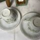 Duo of antique coffee cups