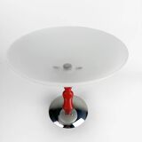 Vide-poche design chrome et verre Bugatti