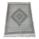 Blue and white hand-woven margoum rug