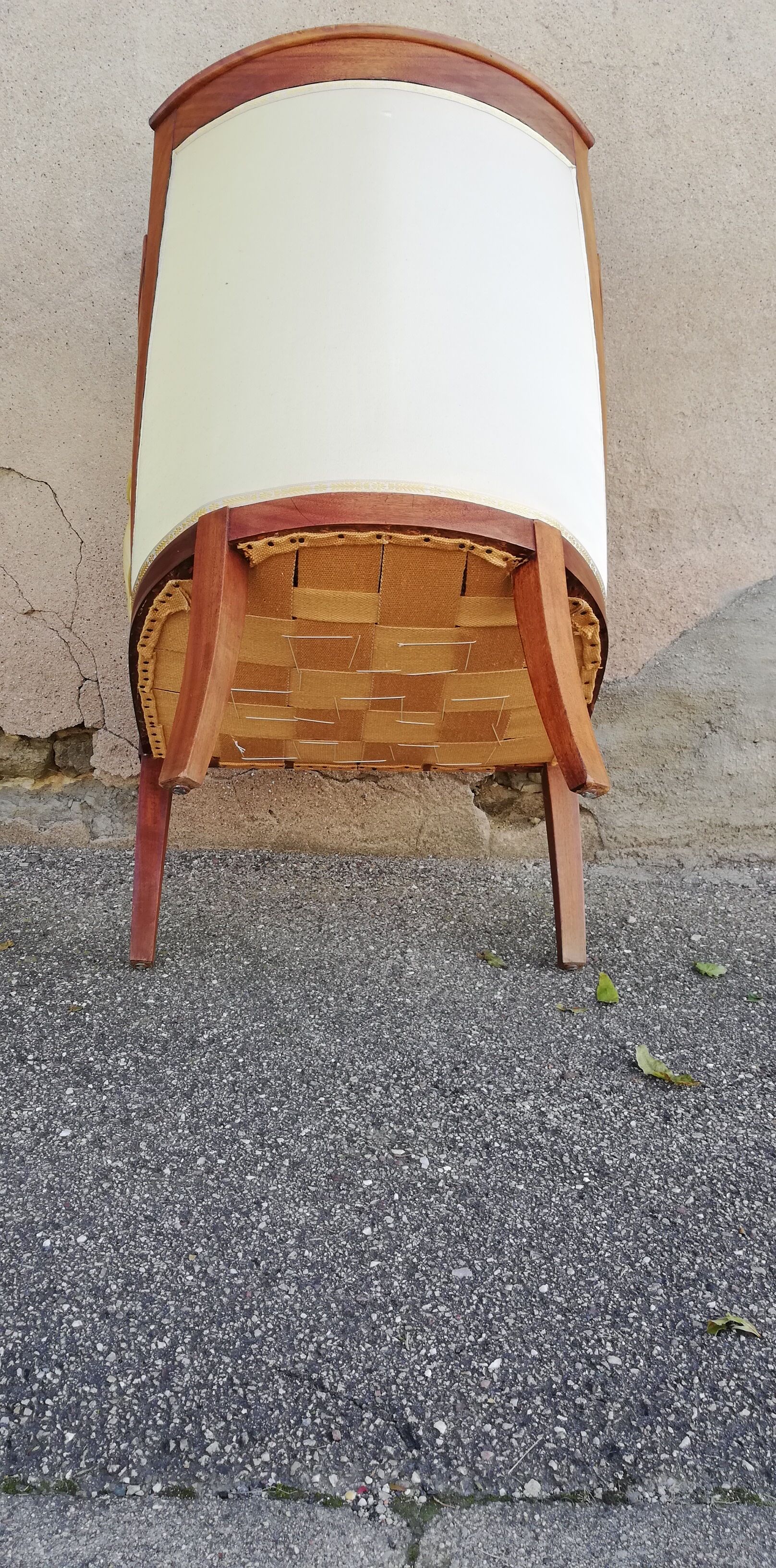 Armchair empire walnut