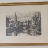 3 engravings signed
