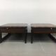 Set of 2 Percival Lafel Mid-century Brazilian side tables, 1970's