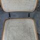 70'S Italian sled chair in beech and chrome aluminum