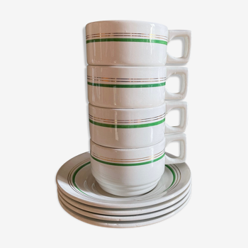 Vintage coffee cups