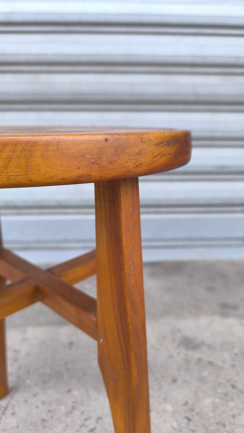 60s compass foot stool