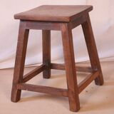 Old Burmese teak workshop stool