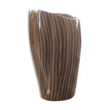 Vase en faïence sarreguemines