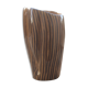 Sarreguemines earthenware vase