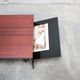 Modernist coffee table in wood and metal