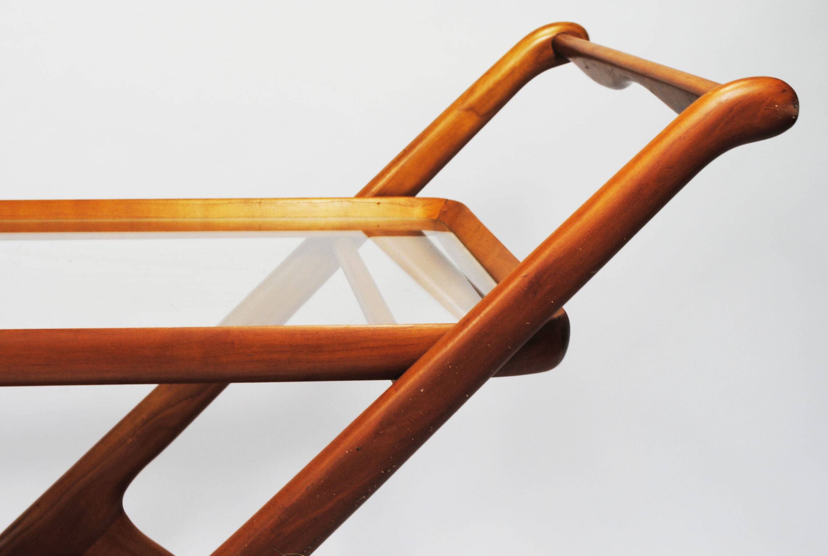 Cedar serving trolley, Italy 1950