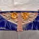 Art Deco ceramic planter or flower pot in polychrome slip 1920