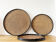 Lot de 3 grands plateaux bois patinés vintage