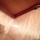 Armoire et Table de Chevet en Bois Laqué vintage - Ateliers Jacquelin