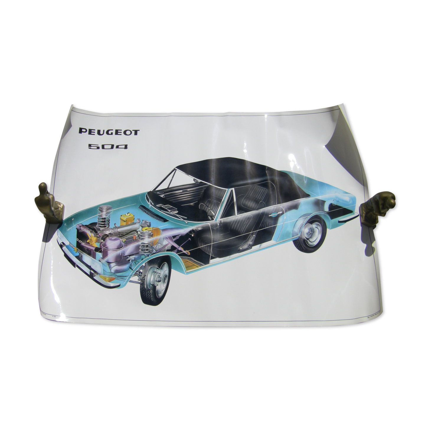 Car poster "Peugeot 504"